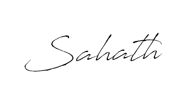 Similarly Antro_Vectra is the best handwritten signature design. Signature creator online .You can use it as an online autograph creator for name Sahath. Sahath signature style 6 images and pictures png