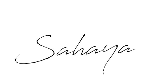 Also we have Sahaya name is the best signature style. Create professional handwritten signature collection using Antro_Vectra autograph style. Sahaya signature style 6 images and pictures png