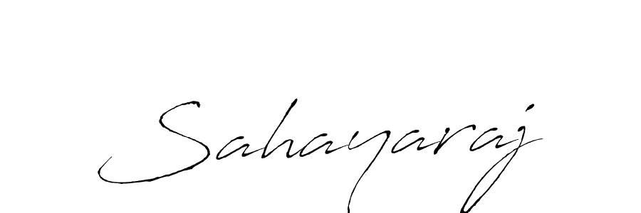 Use a signature maker to create a handwritten signature online. With this signature software, you can design (Antro_Vectra) your own signature for name Sahayaraj. Sahayaraj signature style 6 images and pictures png