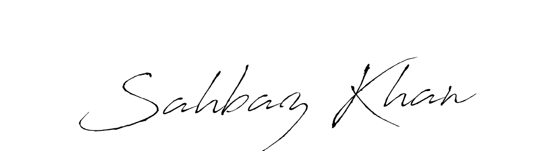 Create a beautiful signature design for name Sahbaz Khan. With this signature (Antro_Vectra) fonts, you can make a handwritten signature for free. Sahbaz Khan signature style 6 images and pictures png
