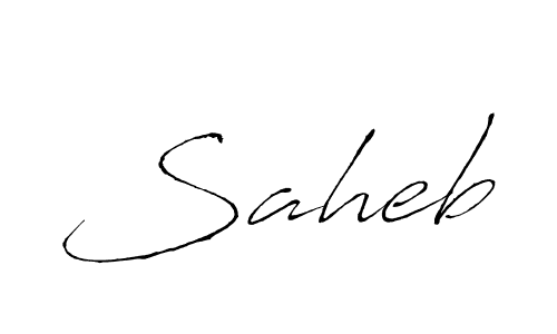 How to make Saheb name signature. Use Antro_Vectra style for creating short signs online. This is the latest handwritten sign. Saheb signature style 6 images and pictures png