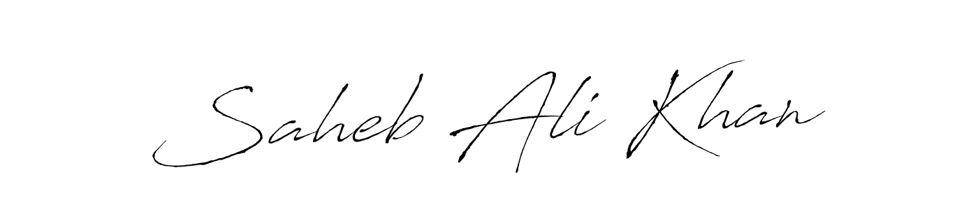 How to make Saheb Ali Khan signature? Antro_Vectra is a professional autograph style. Create handwritten signature for Saheb Ali Khan name. Saheb Ali Khan signature style 6 images and pictures png