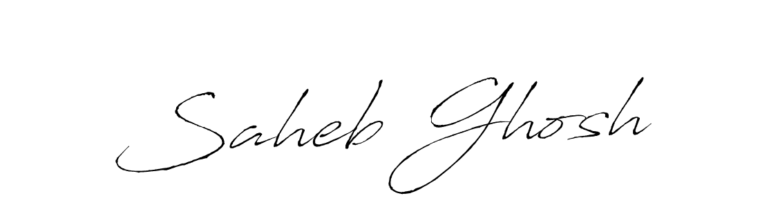How to make Saheb Ghosh signature? Antro_Vectra is a professional autograph style. Create handwritten signature for Saheb Ghosh name. Saheb Ghosh signature style 6 images and pictures png