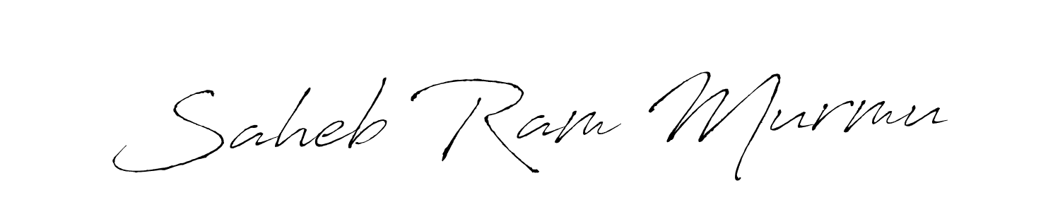 Create a beautiful signature design for name Saheb Ram Murmu. With this signature (Antro_Vectra) fonts, you can make a handwritten signature for free. Saheb Ram Murmu signature style 6 images and pictures png