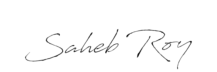 The best way (Antro_Vectra) to make a short signature is to pick only two or three words in your name. The name Saheb Roy include a total of six letters. For converting this name. Saheb Roy signature style 6 images and pictures png