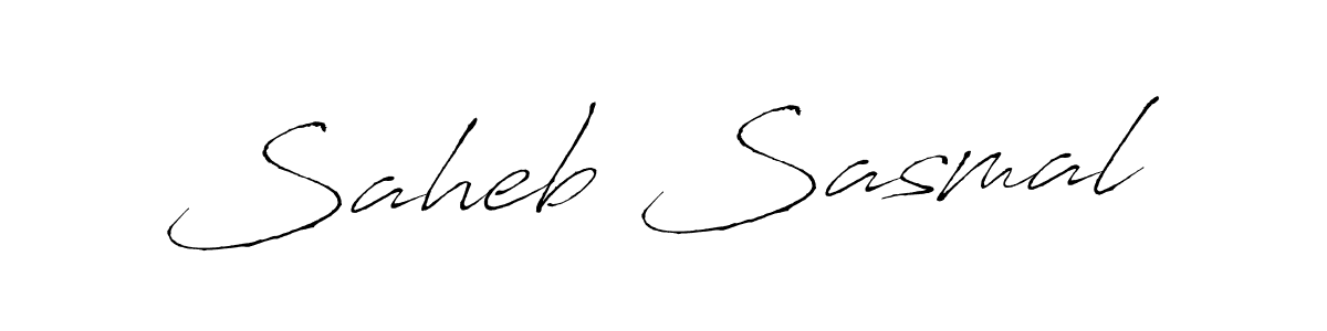 Also we have Saheb Sasmal name is the best signature style. Create professional handwritten signature collection using Antro_Vectra autograph style. Saheb Sasmal signature style 6 images and pictures png