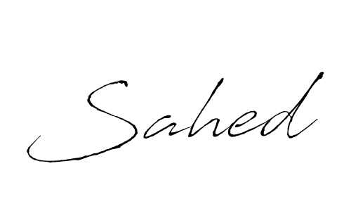 Antro_Vectra is a professional signature style that is perfect for those who want to add a touch of class to their signature. It is also a great choice for those who want to make their signature more unique. Get Sahed name to fancy signature for free. Sahed signature style 6 images and pictures png