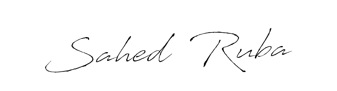 Make a beautiful signature design for name Sahed  Ruba. Use this online signature maker to create a handwritten signature for free. Sahed  Ruba signature style 6 images and pictures png