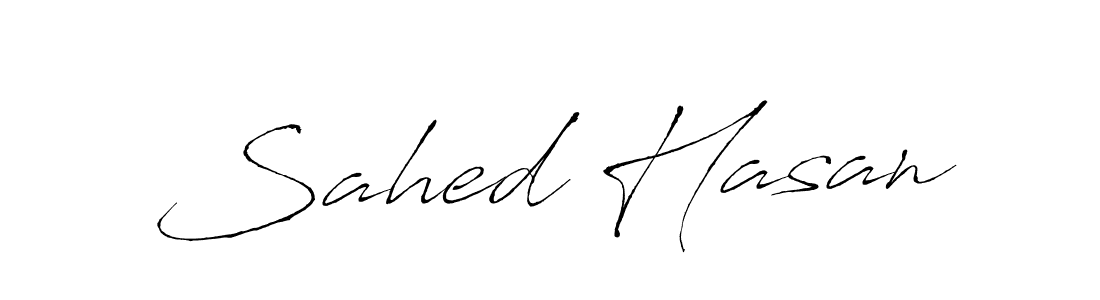 Also we have Sahed Hasan name is the best signature style. Create professional handwritten signature collection using Antro_Vectra autograph style. Sahed Hasan signature style 6 images and pictures png