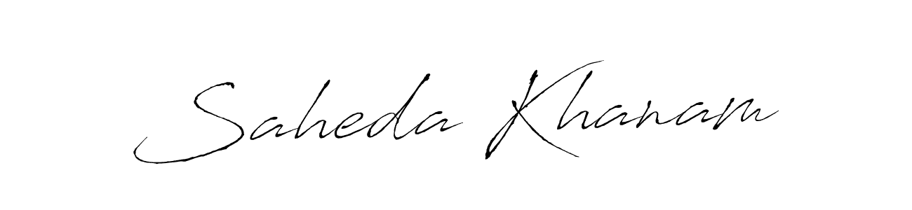 Saheda Khanam stylish signature style. Best Handwritten Sign (Antro_Vectra) for my name. Handwritten Signature Collection Ideas for my name Saheda Khanam. Saheda Khanam signature style 6 images and pictures png