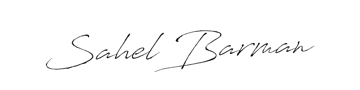 You should practise on your own different ways (Antro_Vectra) to write your name (Sahel Barman) in signature. don't let someone else do it for you. Sahel Barman signature style 6 images and pictures png