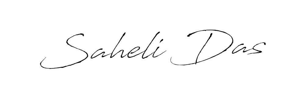Create a beautiful signature design for name Saheli Das. With this signature (Antro_Vectra) fonts, you can make a handwritten signature for free. Saheli Das signature style 6 images and pictures png