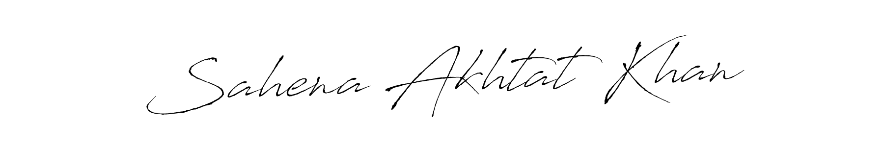 How to make Sahena Akhtat Khan signature? Antro_Vectra is a professional autograph style. Create handwritten signature for Sahena Akhtat Khan name. Sahena Akhtat Khan signature style 6 images and pictures png