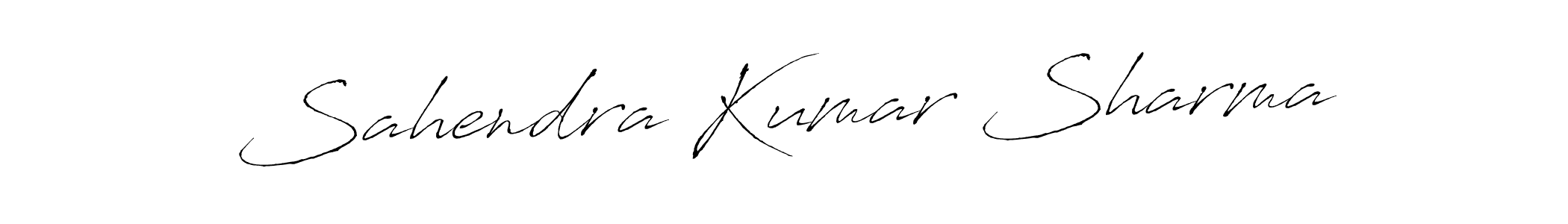 Sahendra Kumar Sharma stylish signature style. Best Handwritten Sign (Antro_Vectra) for my name. Handwritten Signature Collection Ideas for my name Sahendra Kumar Sharma. Sahendra Kumar Sharma signature style 6 images and pictures png