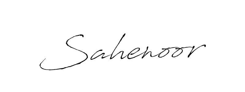 Make a beautiful signature design for name Sahenoor. With this signature (Antro_Vectra) style, you can create a handwritten signature for free. Sahenoor signature style 6 images and pictures png