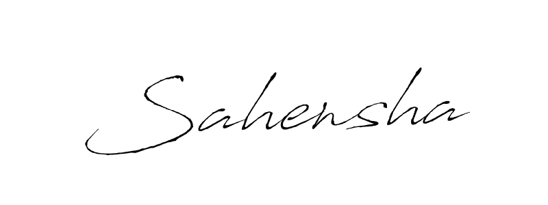 Sahensha stylish signature style. Best Handwritten Sign (Antro_Vectra) for my name. Handwritten Signature Collection Ideas for my name Sahensha. Sahensha signature style 6 images and pictures png