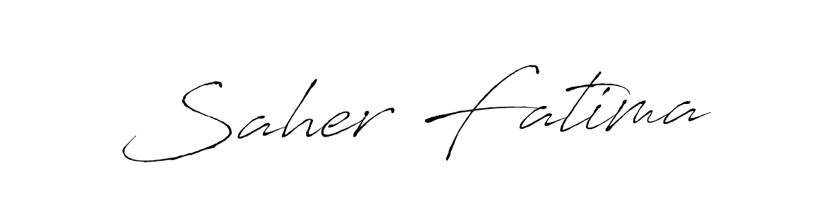 Also we have Saher Fatima name is the best signature style. Create professional handwritten signature collection using Antro_Vectra autograph style. Saher Fatima signature style 6 images and pictures png