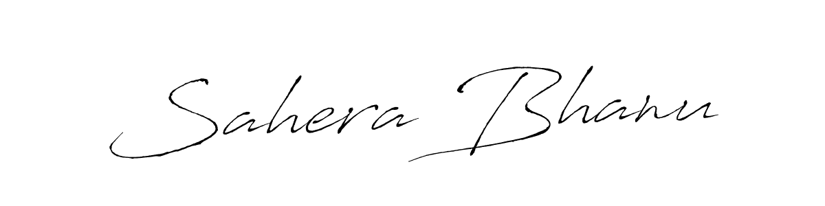Design your own signature with our free online signature maker. With this signature software, you can create a handwritten (Antro_Vectra) signature for name Sahera Bhanu. Sahera Bhanu signature style 6 images and pictures png