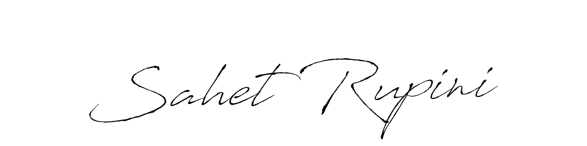 Antro_Vectra is a professional signature style that is perfect for those who want to add a touch of class to their signature. It is also a great choice for those who want to make their signature more unique. Get Sahet Rupini name to fancy signature for free. Sahet Rupini signature style 6 images and pictures png