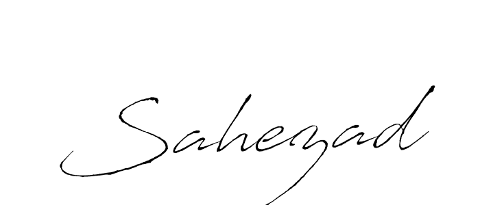 How to make Sahezad signature? Antro_Vectra is a professional autograph style. Create handwritten signature for Sahezad name. Sahezad signature style 6 images and pictures png