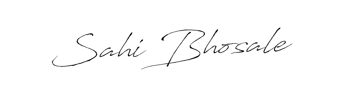 Antro_Vectra is a professional signature style that is perfect for those who want to add a touch of class to their signature. It is also a great choice for those who want to make their signature more unique. Get Sahi Bhosale name to fancy signature for free. Sahi Bhosale signature style 6 images and pictures png