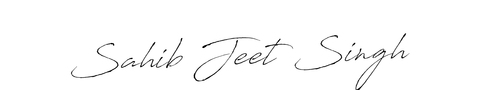 Sahib Jeet Singh stylish signature style. Best Handwritten Sign (Antro_Vectra) for my name. Handwritten Signature Collection Ideas for my name Sahib Jeet Singh. Sahib Jeet Singh signature style 6 images and pictures png