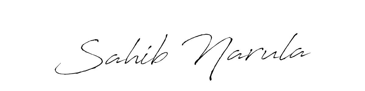 You can use this online signature creator to create a handwritten signature for the name Sahib Narula. This is the best online autograph maker. Sahib Narula signature style 6 images and pictures png