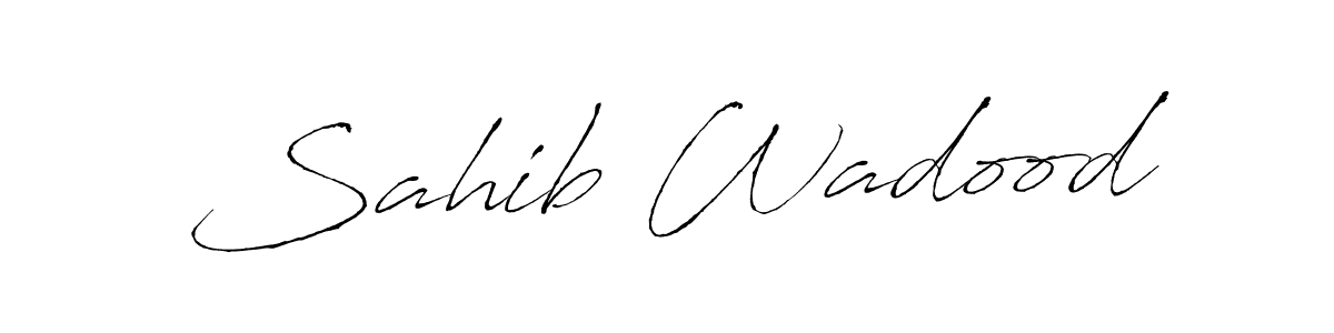 Sahib Wadood stylish signature style. Best Handwritten Sign (Antro_Vectra) for my name. Handwritten Signature Collection Ideas for my name Sahib Wadood. Sahib Wadood signature style 6 images and pictures png