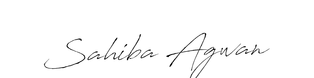 This is the best signature style for the Sahiba Agwan name. Also you like these signature font (Antro_Vectra). Mix name signature. Sahiba Agwan signature style 6 images and pictures png
