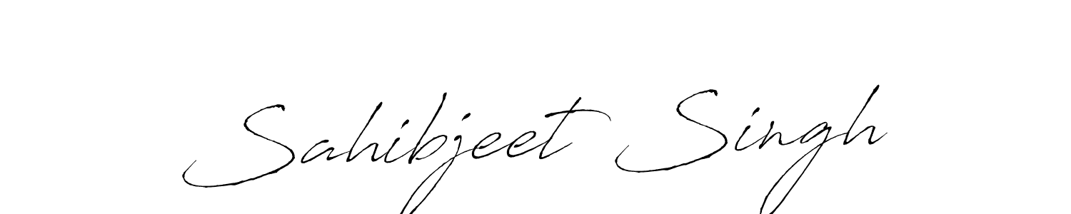 Design your own signature with our free online signature maker. With this signature software, you can create a handwritten (Antro_Vectra) signature for name Sahibjeet Singh. Sahibjeet Singh signature style 6 images and pictures png