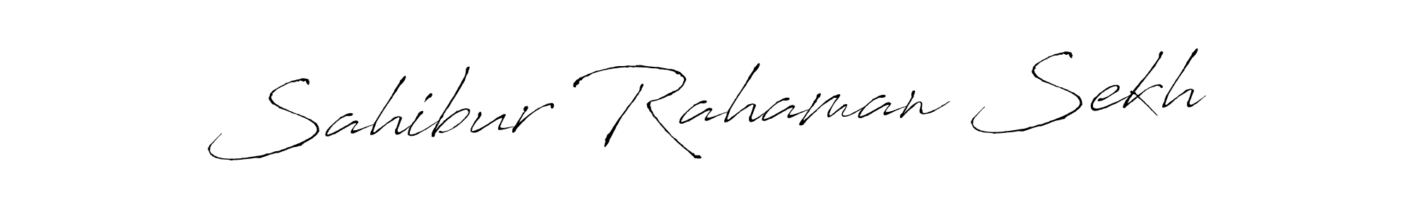 Design your own signature with our free online signature maker. With this signature software, you can create a handwritten (Antro_Vectra) signature for name Sahibur Rahaman Sekh. Sahibur Rahaman Sekh signature style 6 images and pictures png