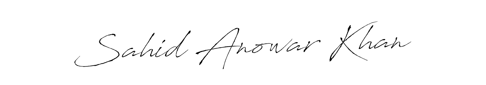 Similarly Antro_Vectra is the best handwritten signature design. Signature creator online .You can use it as an online autograph creator for name Sahid Anowar Khan. Sahid Anowar Khan signature style 6 images and pictures png