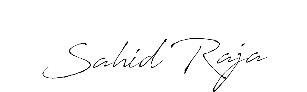 Use a signature maker to create a handwritten signature online. With this signature software, you can design (Antro_Vectra) your own signature for name Sahid Raja. Sahid Raja signature style 6 images and pictures png