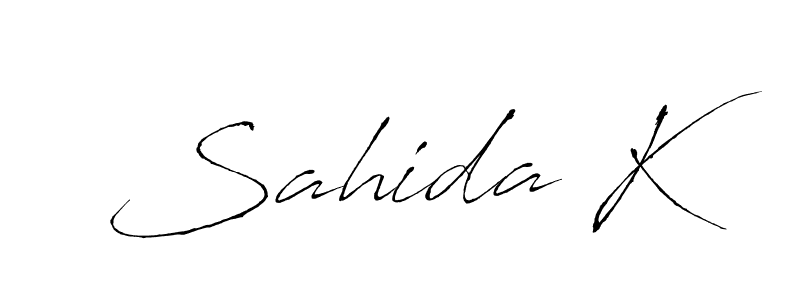 How to Draw Sahida K signature style? Antro_Vectra is a latest design signature styles for name Sahida K. Sahida K signature style 6 images and pictures png