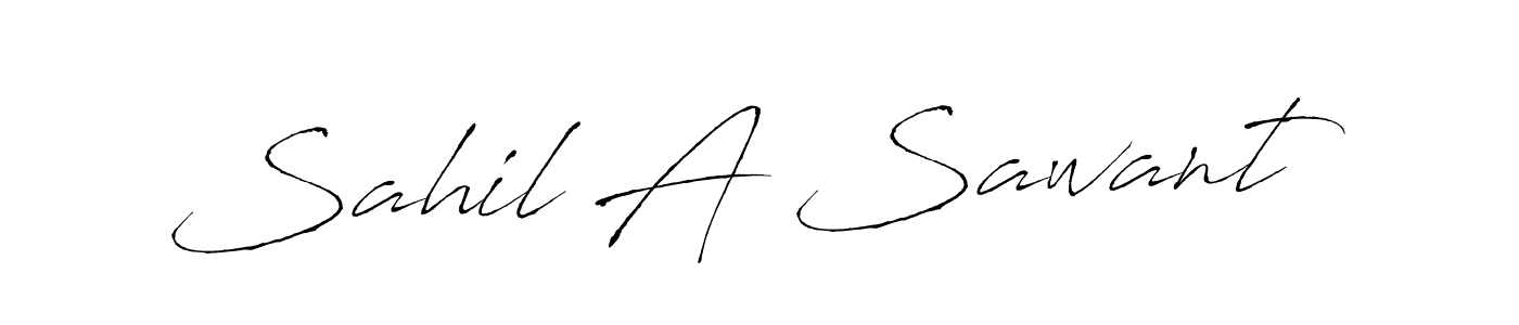The best way (Antro_Vectra) to make a short signature is to pick only two or three words in your name. The name Sahil A Sawant include a total of six letters. For converting this name. Sahil A Sawant signature style 6 images and pictures png