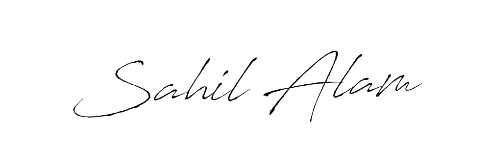 Also You can easily find your signature by using the search form. We will create Sahil Alam name handwritten signature images for you free of cost using Antro_Vectra sign style. Sahil Alam signature style 6 images and pictures png