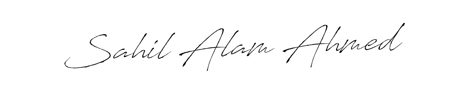 Use a signature maker to create a handwritten signature online. With this signature software, you can design (Antro_Vectra) your own signature for name Sahil Alam Ahmed. Sahil Alam Ahmed signature style 6 images and pictures png