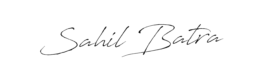 Use a signature maker to create a handwritten signature online. With this signature software, you can design (Antro_Vectra) your own signature for name Sahil Batra. Sahil Batra signature style 6 images and pictures png