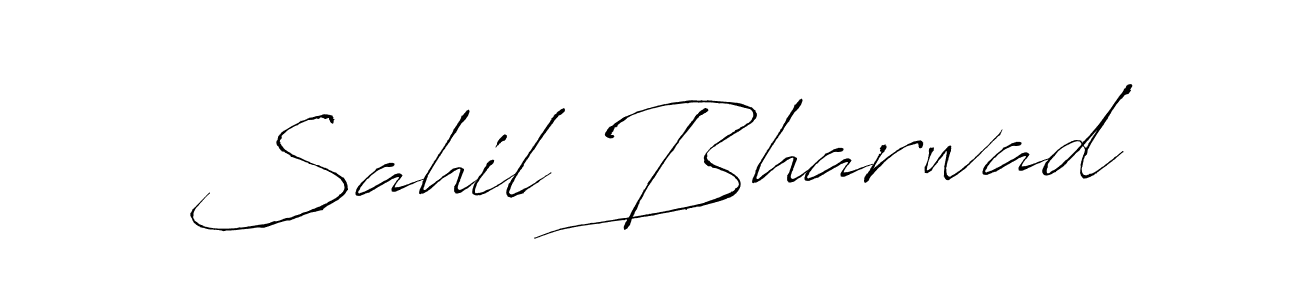 Once you've used our free online signature maker to create your best signature Antro_Vectra style, it's time to enjoy all of the benefits that Sahil Bharwad name signing documents. Sahil Bharwad signature style 6 images and pictures png