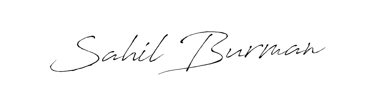 It looks lik you need a new signature style for name Sahil Burman. Design unique handwritten (Antro_Vectra) signature with our free signature maker in just a few clicks. Sahil Burman signature style 6 images and pictures png