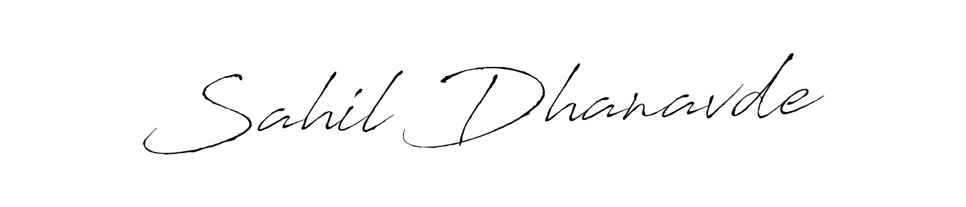 You should practise on your own different ways (Antro_Vectra) to write your name (Sahil Dhanavde) in signature. don't let someone else do it for you. Sahil Dhanavde signature style 6 images and pictures png