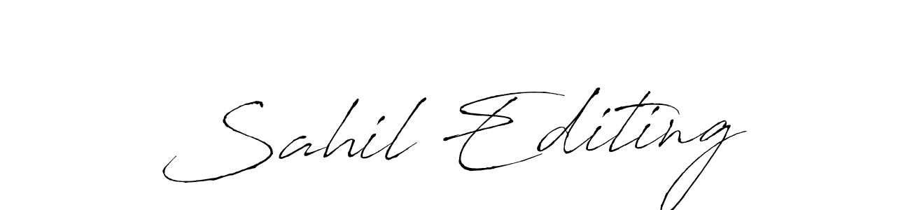 if you are searching for the best signature style for your name Sahil Editing. so please give up your signature search. here we have designed multiple signature styles  using Antro_Vectra. Sahil Editing signature style 6 images and pictures png