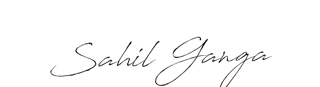 It looks lik you need a new signature style for name Sahil Ganga. Design unique handwritten (Antro_Vectra) signature with our free signature maker in just a few clicks. Sahil Ganga signature style 6 images and pictures png