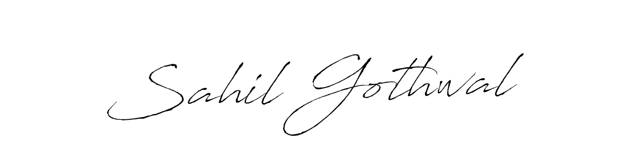 Antro_Vectra is a professional signature style that is perfect for those who want to add a touch of class to their signature. It is also a great choice for those who want to make their signature more unique. Get Sahil Gothwal name to fancy signature for free. Sahil Gothwal signature style 6 images and pictures png