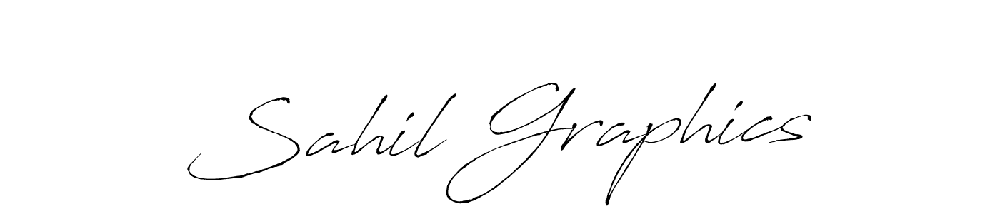 Sahil Graphics stylish signature style. Best Handwritten Sign (Antro_Vectra) for my name. Handwritten Signature Collection Ideas for my name Sahil Graphics. Sahil Graphics signature style 6 images and pictures png