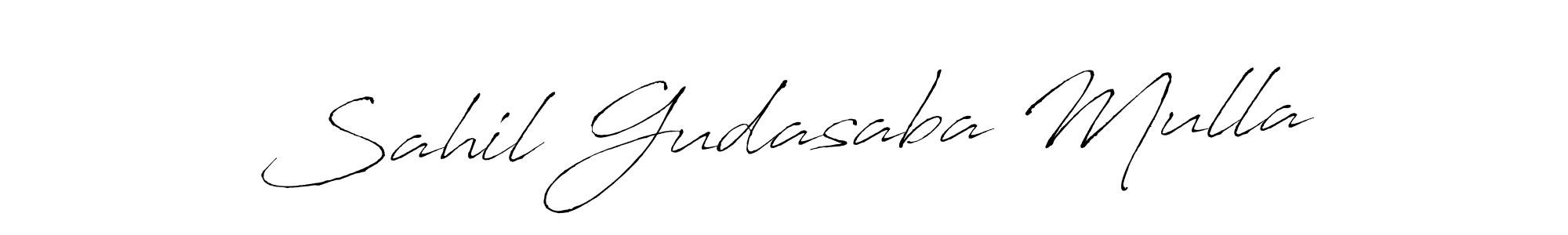 Design your own signature with our free online signature maker. With this signature software, you can create a handwritten (Antro_Vectra) signature for name Sahil Gudasaba Mulla. Sahil Gudasaba Mulla signature style 6 images and pictures png
