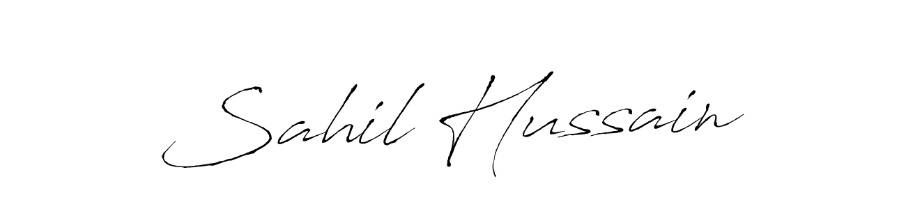 You should practise on your own different ways (Antro_Vectra) to write your name (Sahil Hussain) in signature. don't let someone else do it for you. Sahil Hussain signature style 6 images and pictures png