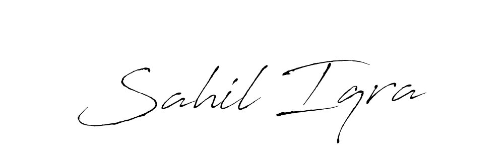 Here are the top 10 professional signature styles for the name Sahil Iqra. These are the best autograph styles you can use for your name. Sahil Iqra signature style 6 images and pictures png