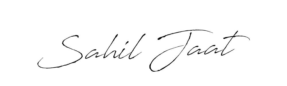 Also we have Sahil Jaat name is the best signature style. Create professional handwritten signature collection using Antro_Vectra autograph style. Sahil Jaat signature style 6 images and pictures png