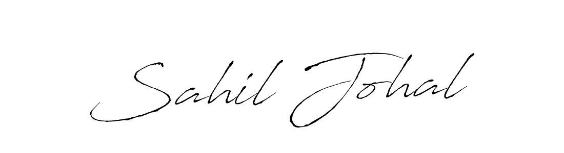 This is the best signature style for the Sahil Johal name. Also you like these signature font (Antro_Vectra). Mix name signature. Sahil Johal signature style 6 images and pictures png